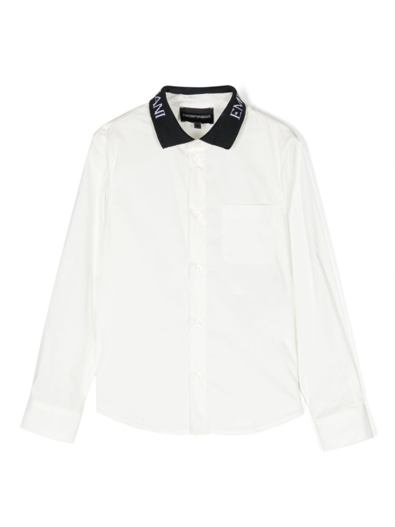 

Emporio Armani Kids рубашка с логотипом, белый