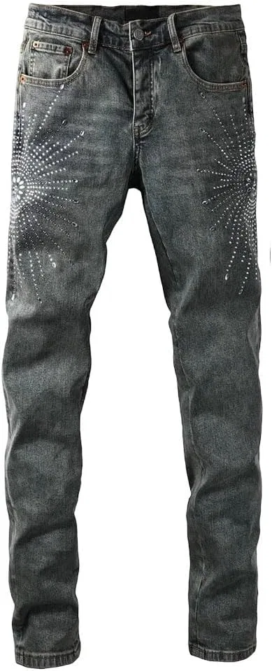 Джинсы, стрит-стайл, скинни, на низкой посадке, 9122