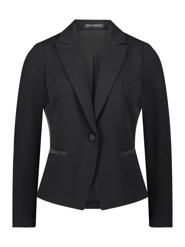 

Betty Barclay Короткий пиджак с длинными рукавами, черного цвета