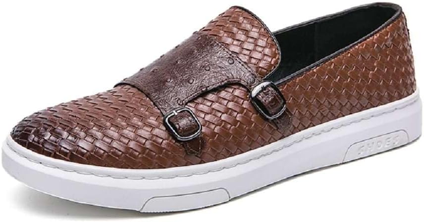 

Мужские лоферы премиум класса из холщовой ткани, повседневная обувь для прогулок, мягкие и удобные, без шнурков Mitvr, коричневый