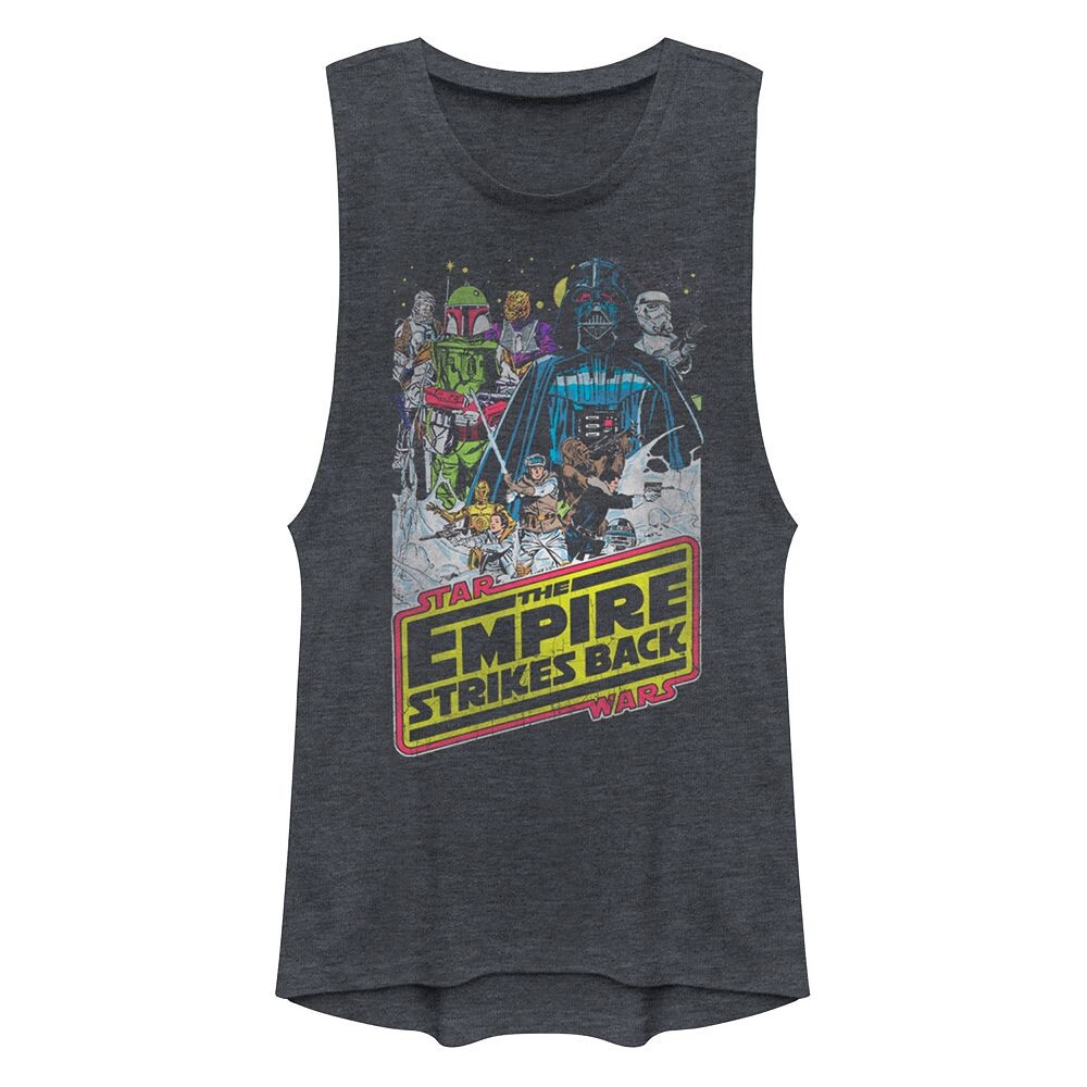 

Детская майка Disney Star Wars Hoth Muscle без рукавов, цвет Denim Heather