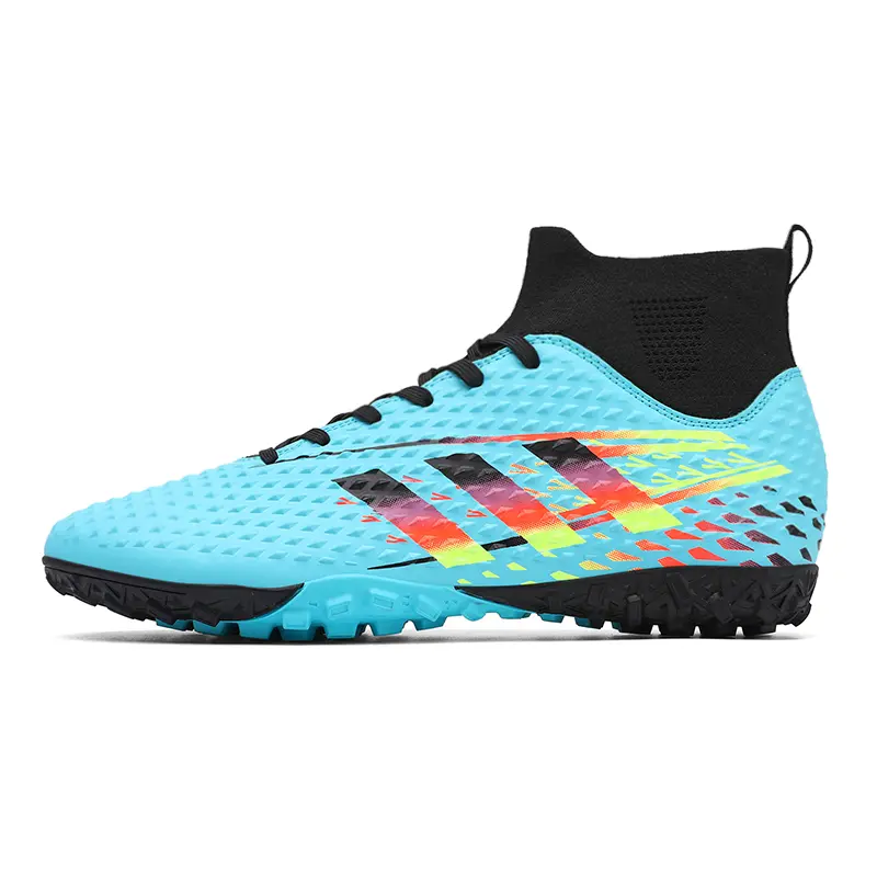 

Kuding Унисекс футбольные бутсы высокие белые лунный свет/аква/черный аква [для искусственного покрытия], цвет Aqua[Turf]