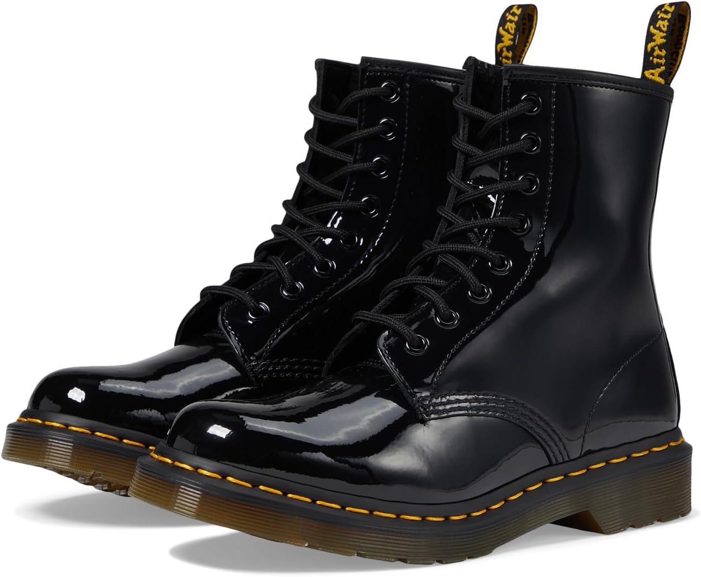 

Ботинки Dr. Martens Men's 1460 с 8 глазами для шнуровки, черный