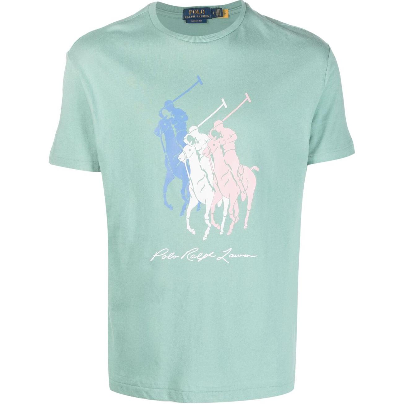 

Футболка из хлопка с логотипом Polo Ralph Lauren, зеленый