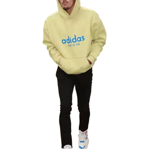 Толстовка Men's adidas x Fear of God Crossover Alphabet Long Sleeves Autumn Green, зеленый — фото 3
