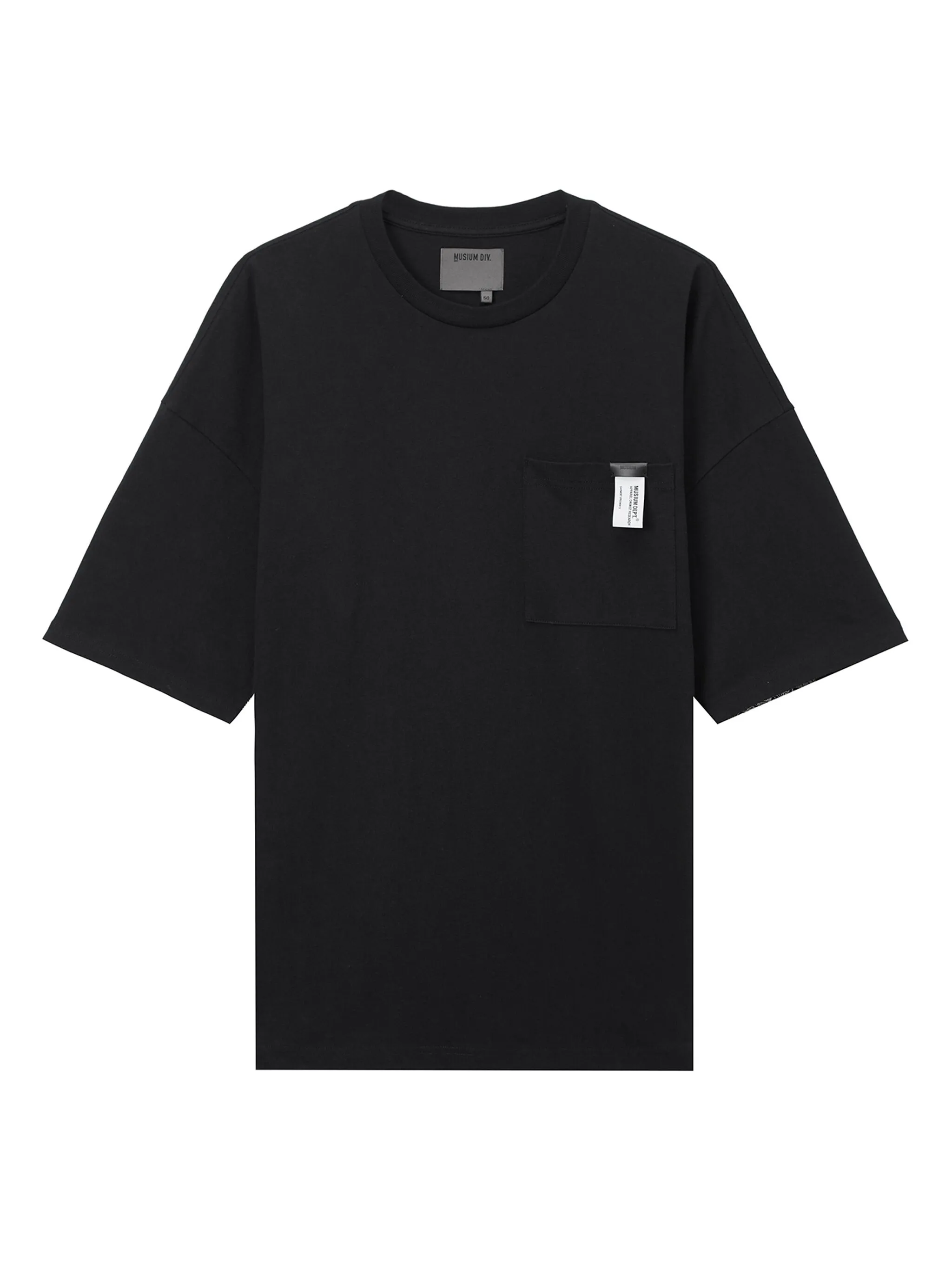 

Футболка оверсайз с карманом Musium Div., черный