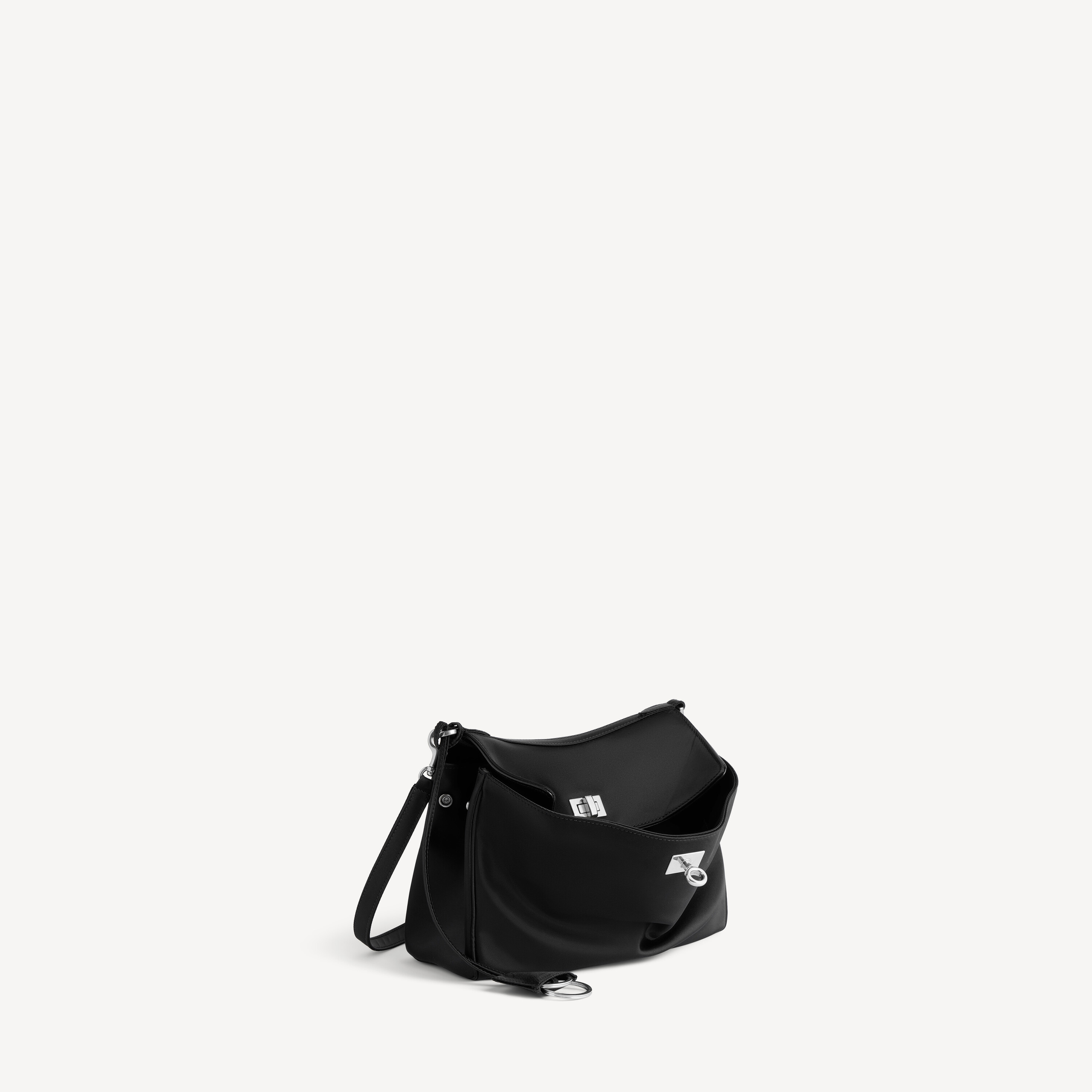 Мужская сумка-мессенджер rodeo малая, черная BALENCIAGA, черный — фото 2