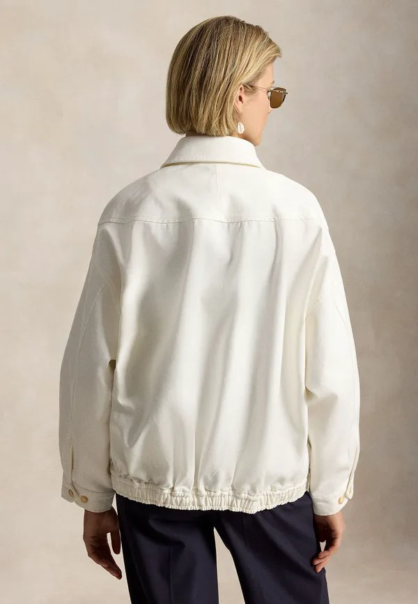 Двусторонняя хлопковая куртка, летняя куртка Polo Ralph Lauren, Trophy Cream — фото 3