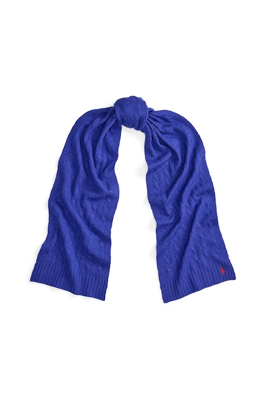 

Шерстяной шарф Polo Ralph Lauren, темно-синий