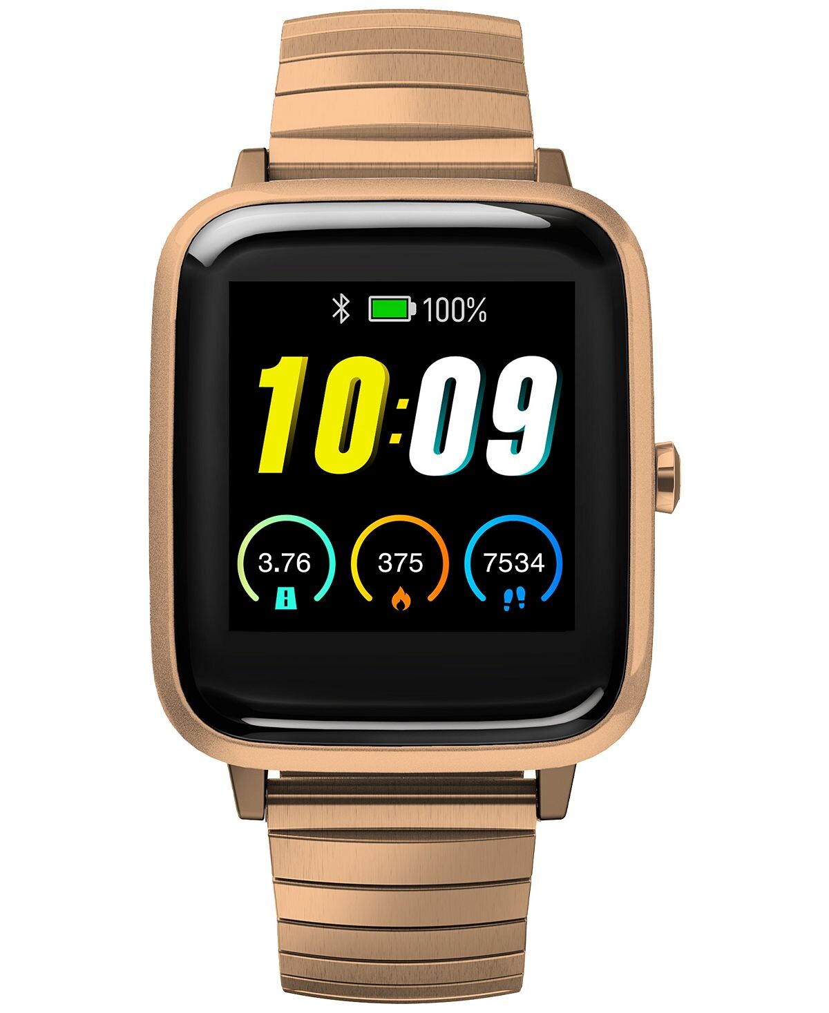 

Женские умные часы Iconnect Active+ с браслетом расширения тона розового золота, 38 мм Timex, золотой