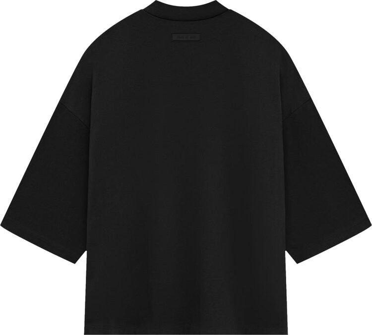 Футболка Fear of God Essentials Heavy Jersey Football 'Jet Black', черный — фото 2
