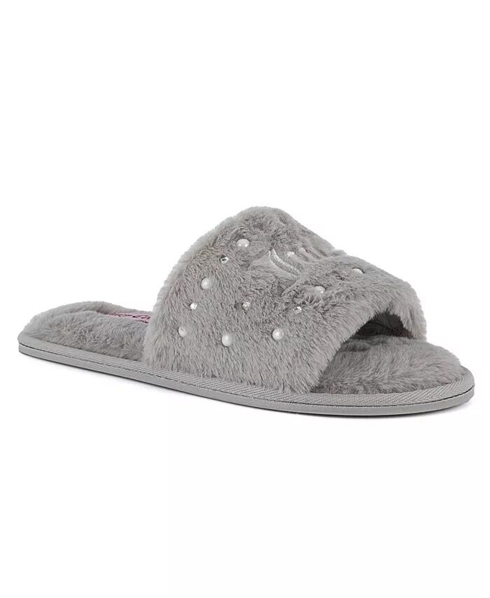 

Женские тапочки с украшением Gyanna 2 Juicy Couture, серый