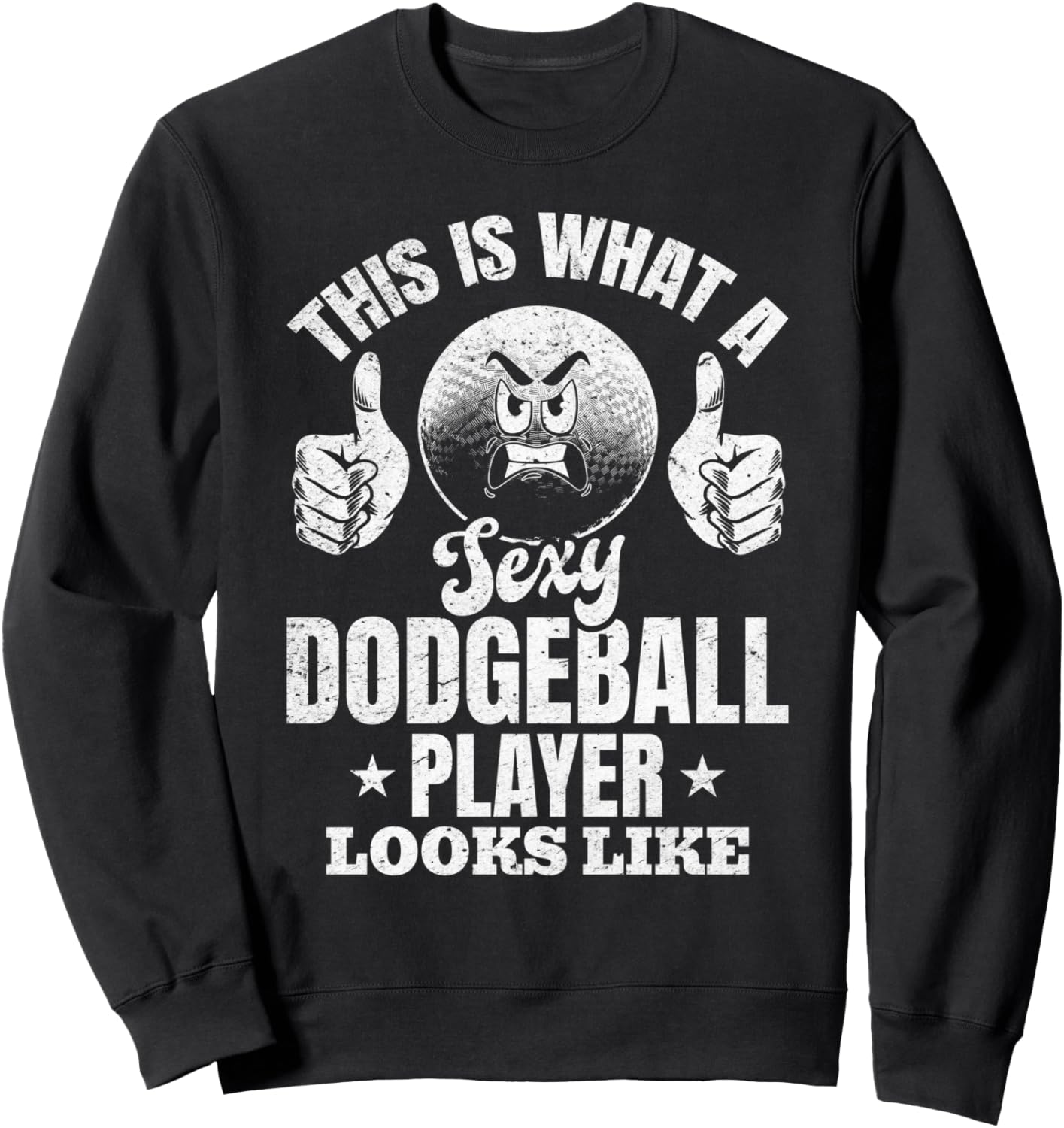 

Вышибалы - вот как выглядит сексуальная игрок в вышибалы (толстовка) Dodgeball Game Dodgeball Player, черный