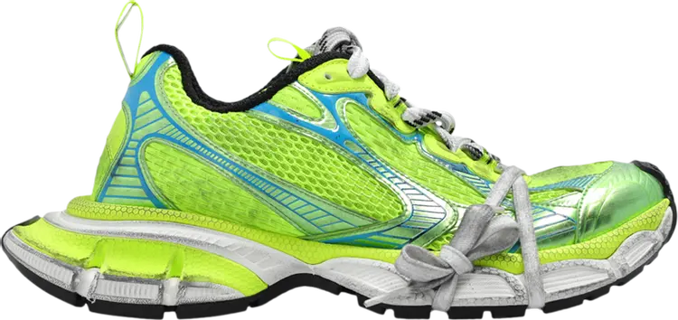 Кроссовки Balenciaga Wmns 3XL Sneaker 'Worn-Out - Fluo Yellow', желтый