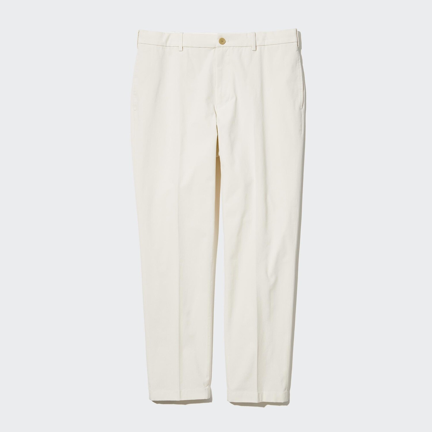 

Брюки UNIQLO Smart хлопковые удлиненные, молочный