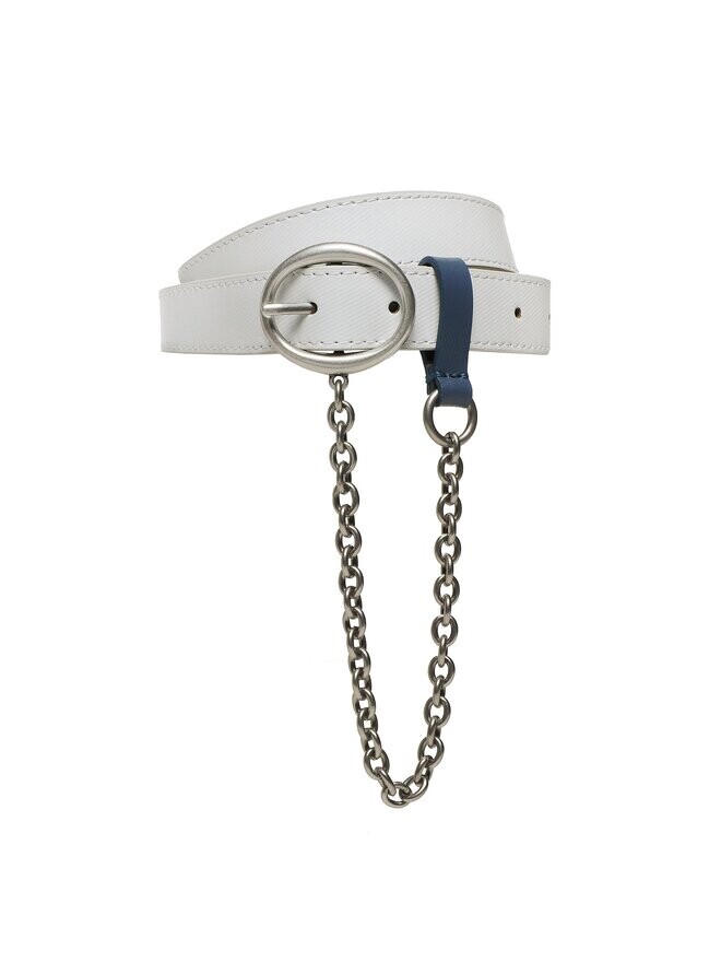 

Ремень Round Classic Chain 25Mm Calvin Klein, белый