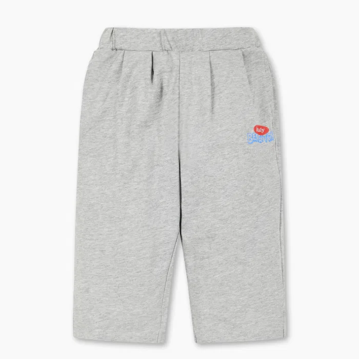 Детские серые тренировочные брюки-капри от Benetton Kids