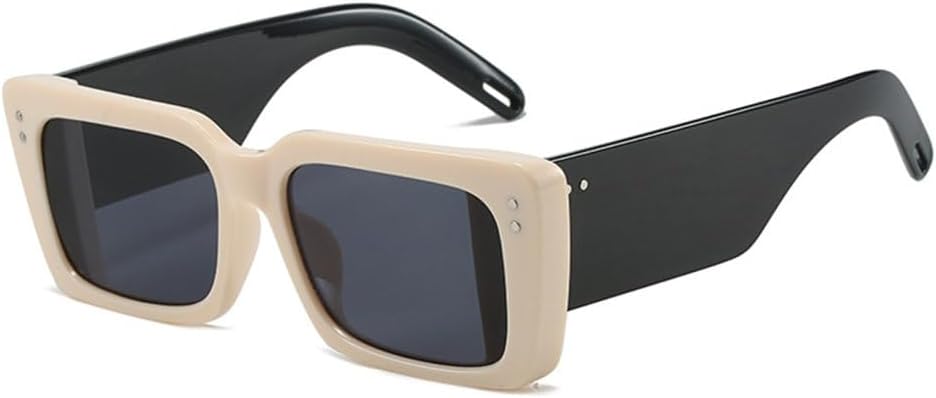 

MUTYNE Модные винтажные квадратные солнцезащитные очки для мужчин и женщин, модные очки с широкими дужками, прямоугольные солнцезащитные очки с градиентным переходом, аксессуары, C7