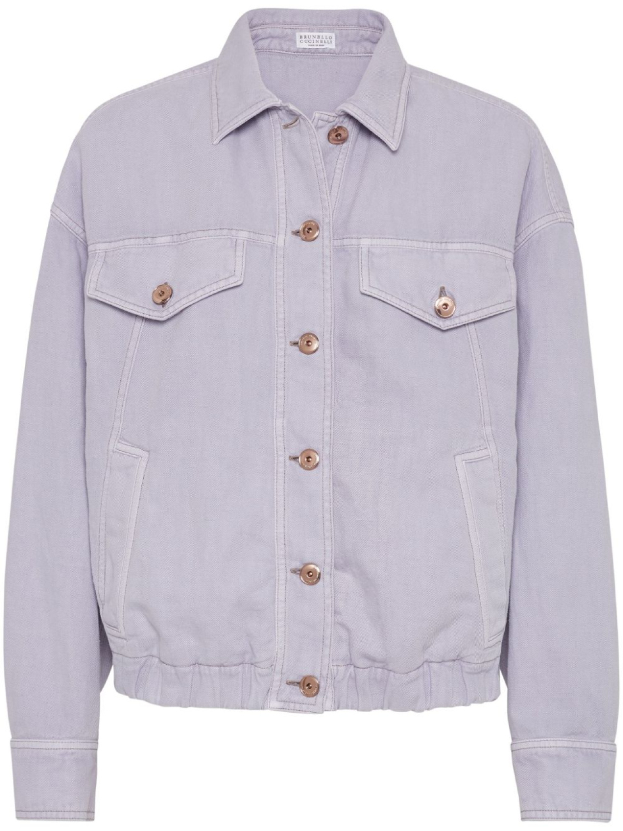 

Brunello Cucinelli куртка с декором Monili, фиолетовый