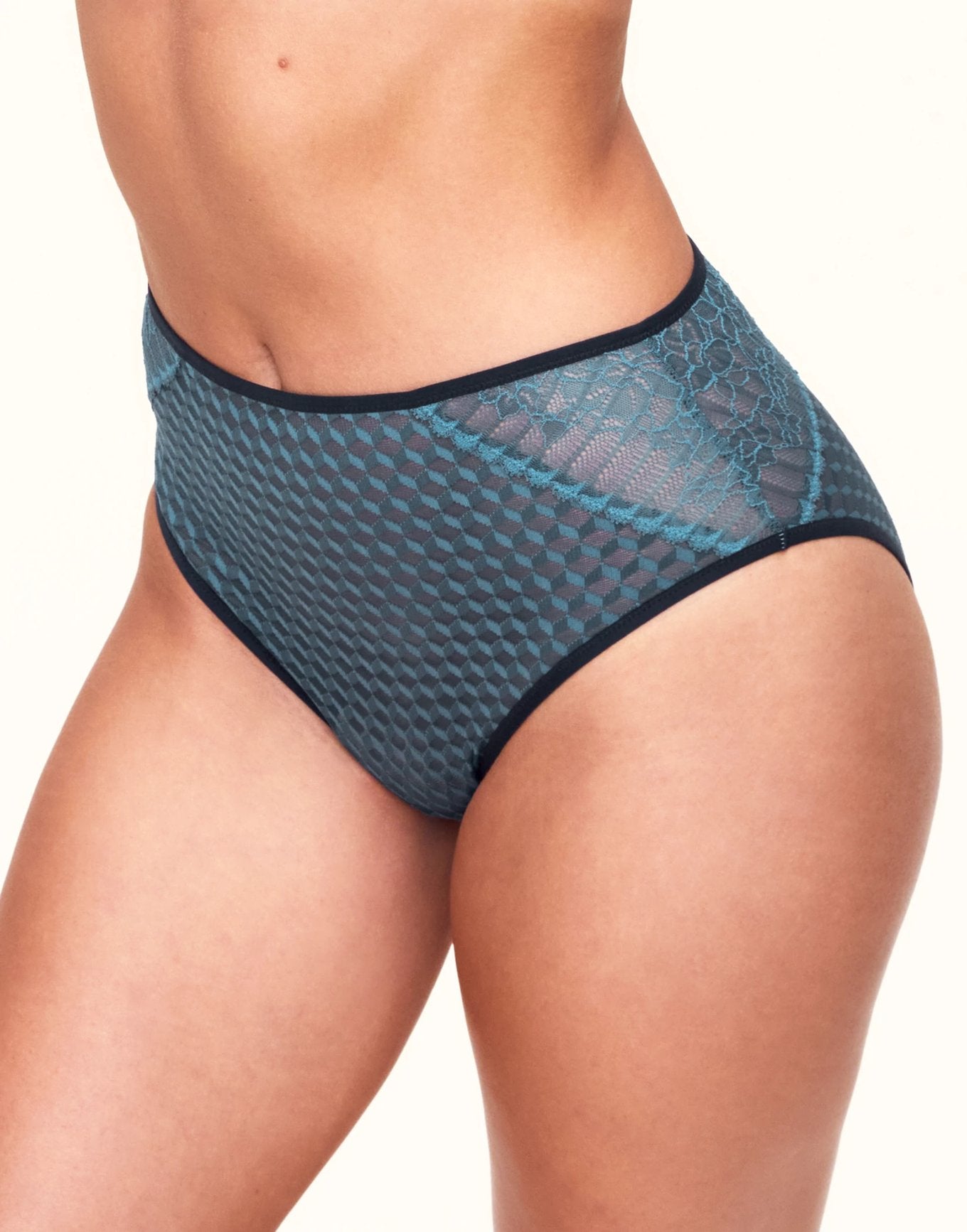 

Женские трусики с высокой талией Naia Adaline Adore Me, цвет indian teal