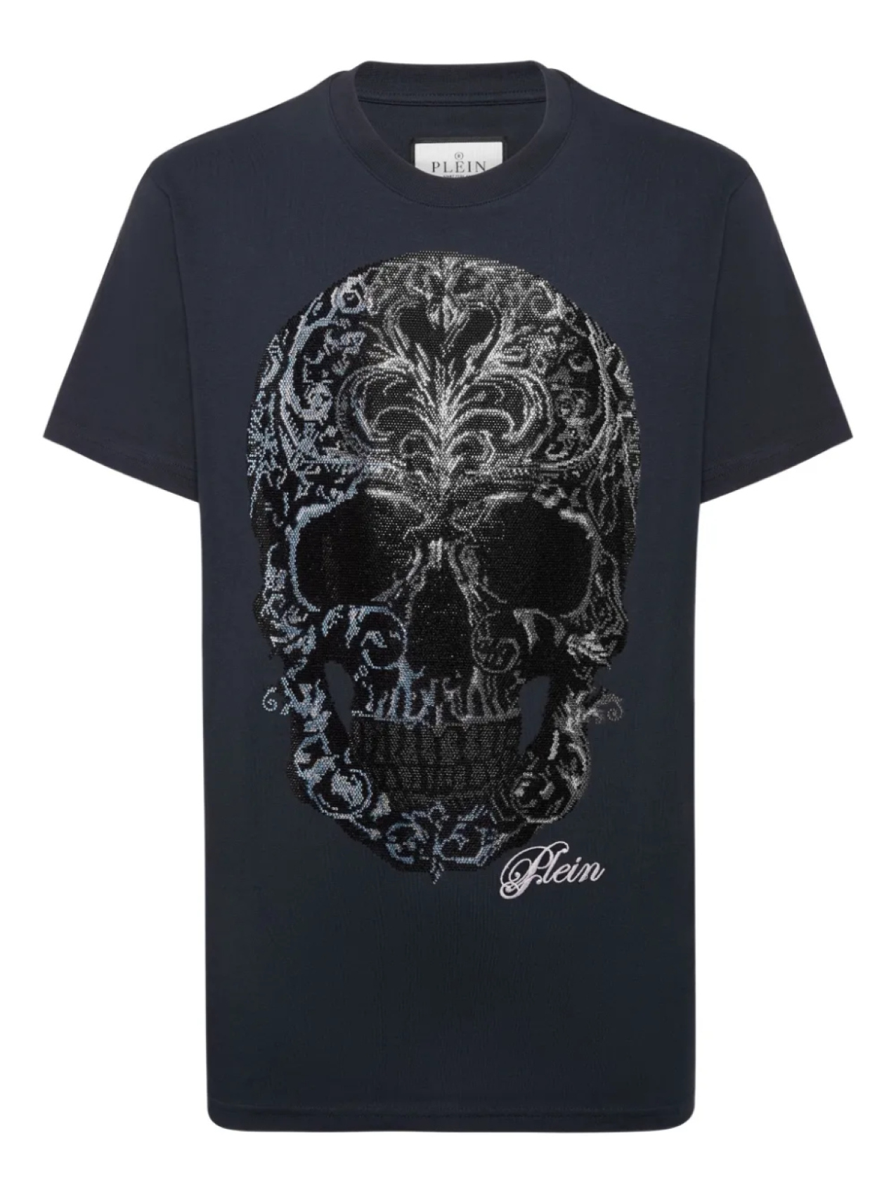 

Футболка с принтом черепа Philipp Plein, синий