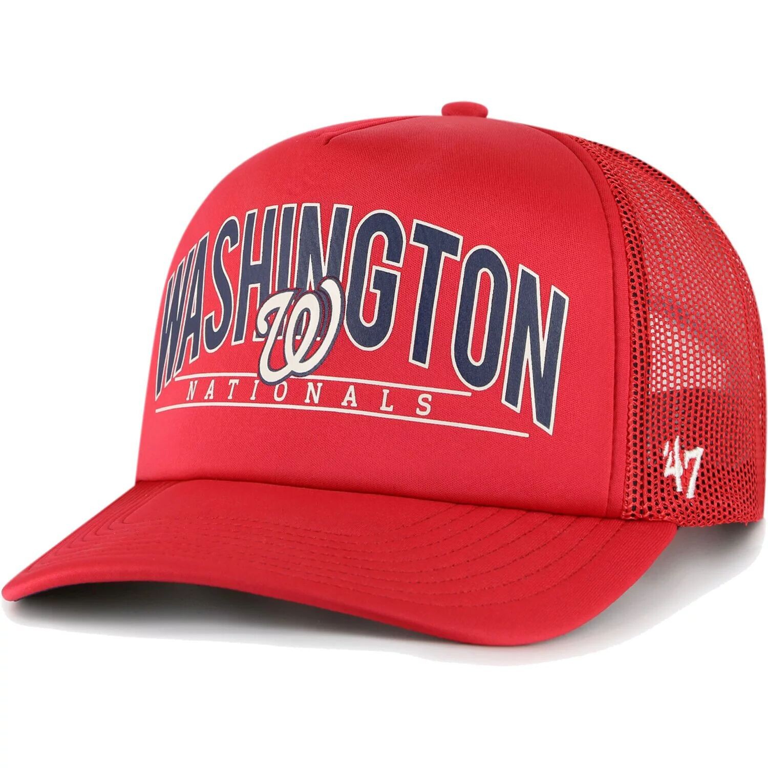 

Мужская кепка Snapback Red Washington Nationals из пеноматериала '47 Red Washington Nationals