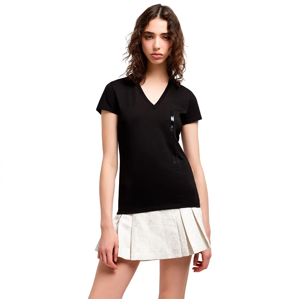 

Футболка Armani Exchange XW000529_AF10356 short sleeve v neck, черный