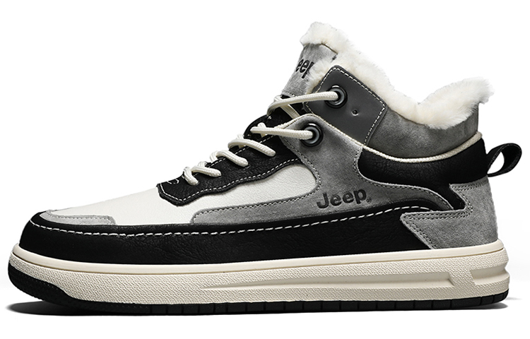 

Jeep Короткие зимние ботинки мужские черно-серые, цвет Black Gray