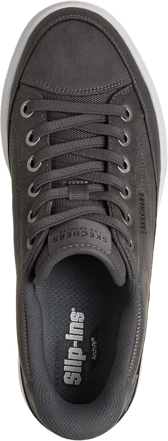 Мужские кроссовки Skechers Arch Fit Arcade Join Ya There Hands Free Slip-ins, серый — фото 3