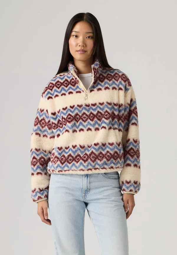 Флисовый джемпер джеммы Levi'S, White Swan