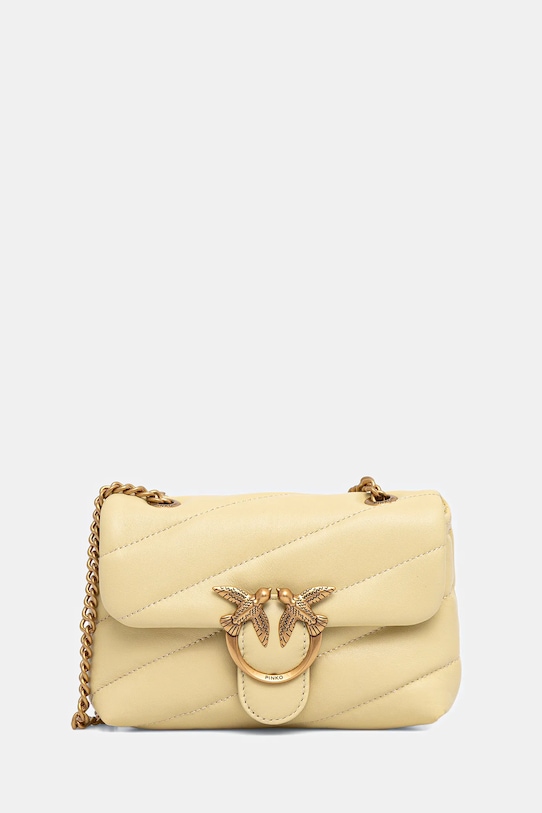 

Кожаная сумка Pinko, желтый