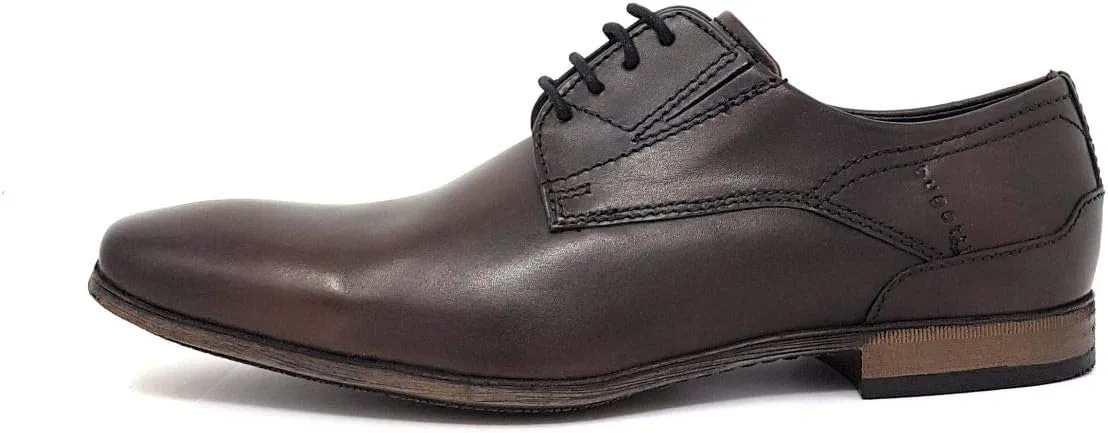 Мужские туфли Bugatti Derby 313141031000 на шнуровке, Brown Dark Brown 6100