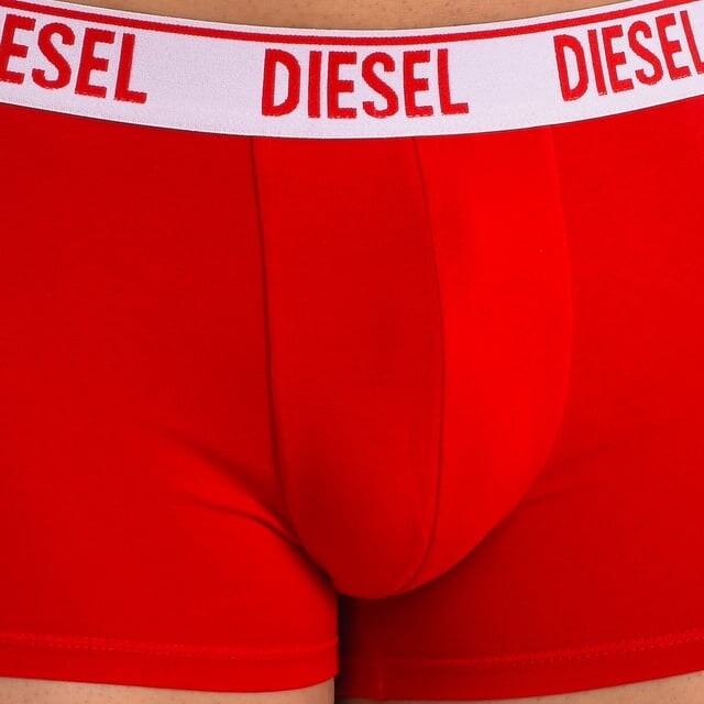 Набор из 2 боксеров из хлопка стрейч 00s9dz 0sfac мужские Diesel, красный — фото 2
