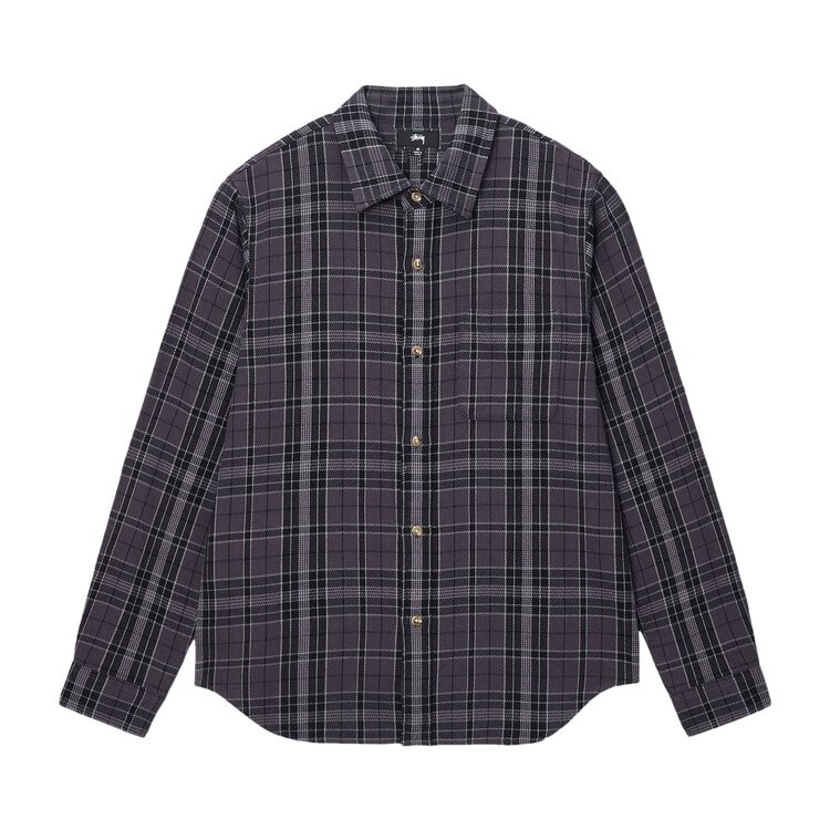 

Рубашка Stussy Stones Plaid 'Black', черный