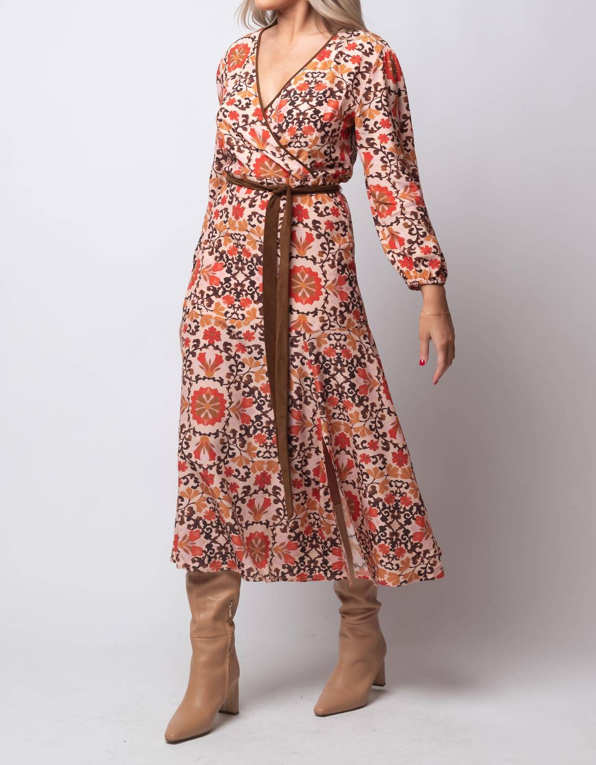 

Платье Collette в осеннем стиле пейсли LAROQUE, цвет autumn paisley