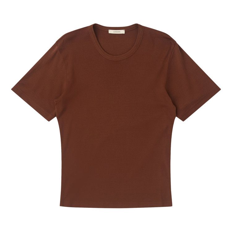 

Футболка Lemaire Rib T-Shirt, Brunette