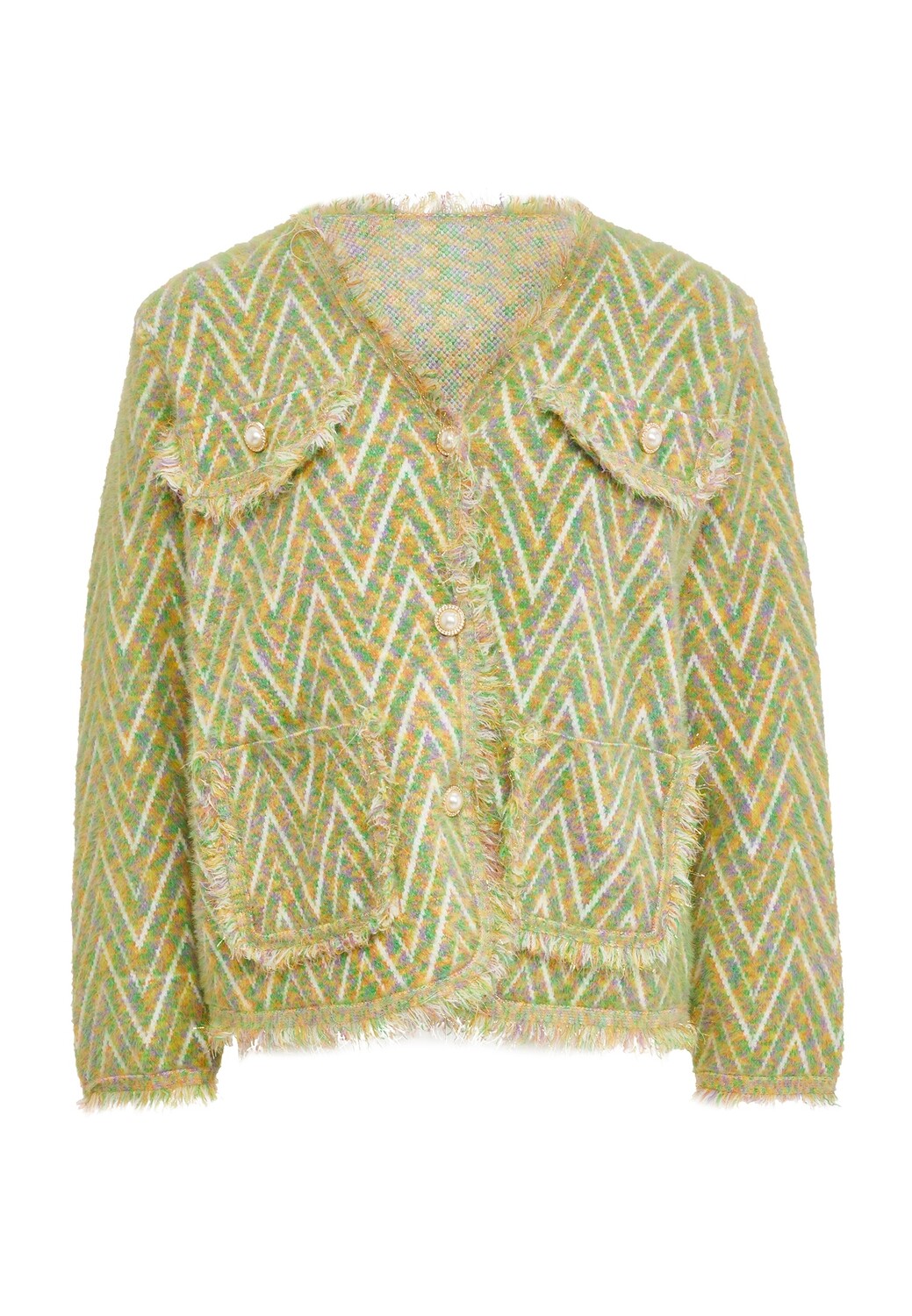 

Толстовка NALLY Strickjacke, цвет Grün Mehrfarbig