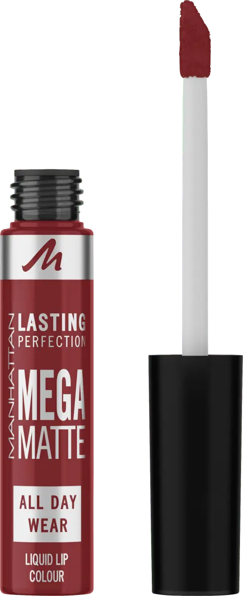 

Lippenstift Liquid Lasting Perfection Mega Matte 930 Ruby Passion 7,40мл MANHATTAN Cosmetics