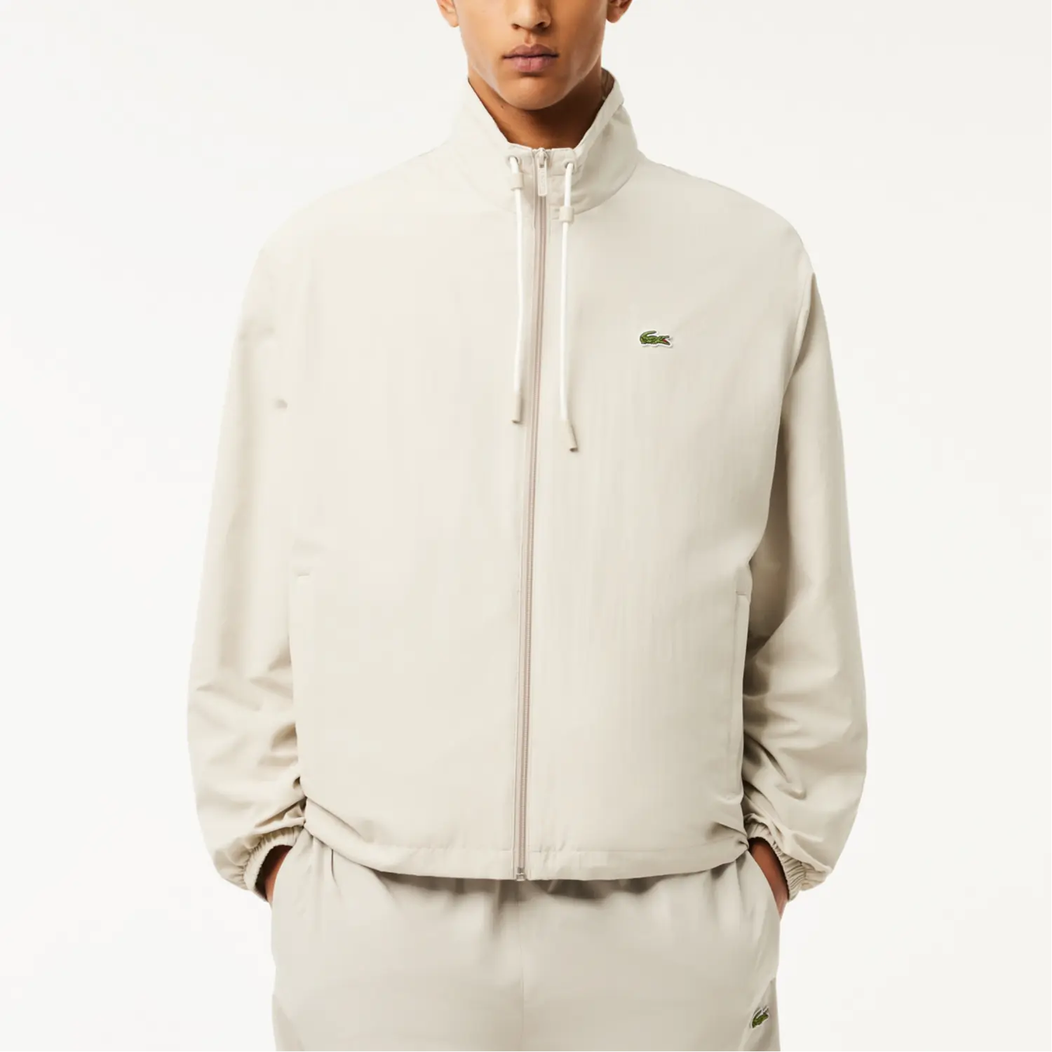 LACOSTE Куртка мужская светло-серая, Light Gray — фото 4
