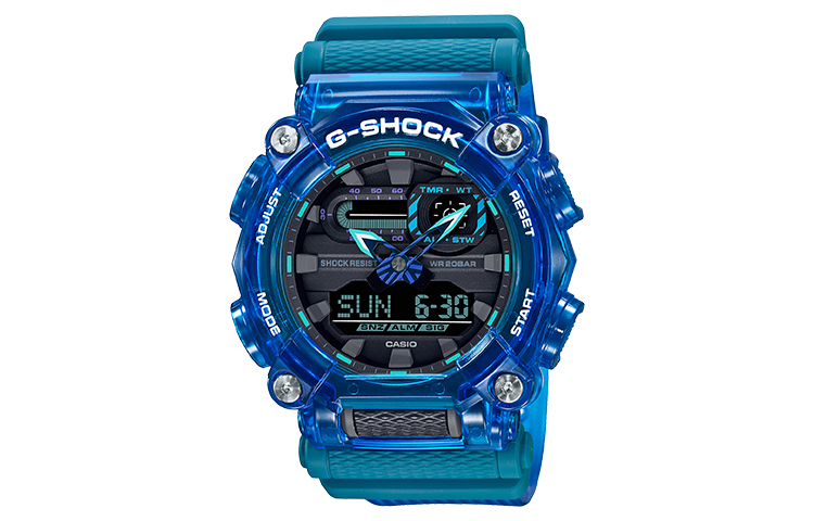 

Мужские часы Casio GA-900SKL-2A серии Liquid Crystal/Analog Dual Display черные