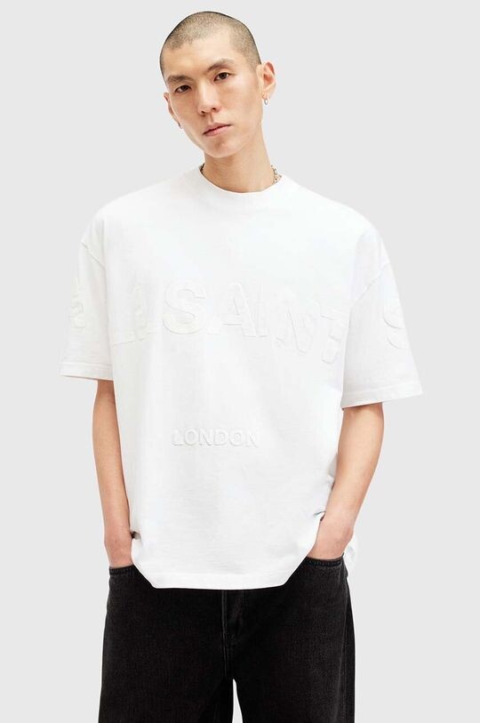 

Хлопковая футболка BIGGY AllSaints, белый