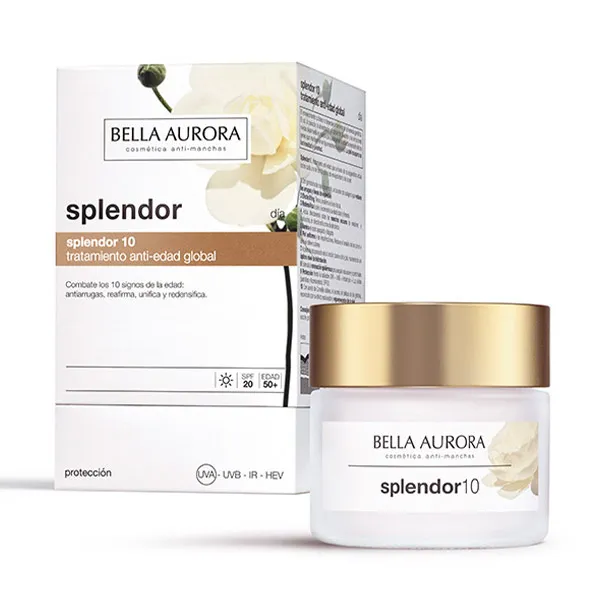 Крем для лица Bella Aurora — Глобальное антивозрастное лечение Splendor Crema Día Anti-Edad, 50 мл — фото 2