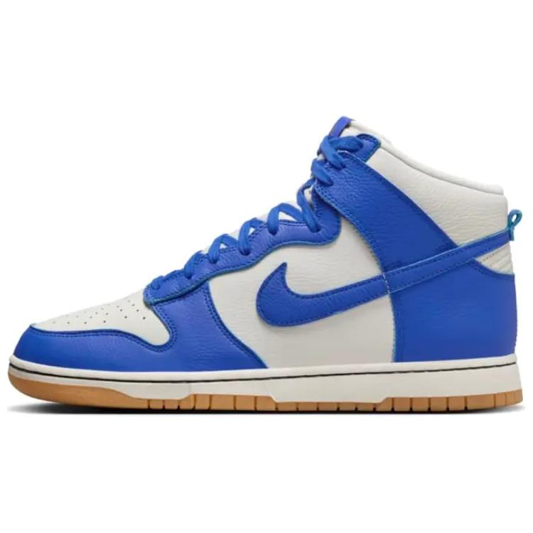 

Nike Dunk High Retro Se Phantom Racer Blue Gum, Синий Белый