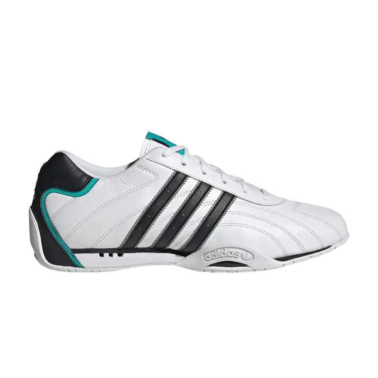 

Кроссовки Mercedes-AMG Petronas Formula One Team x Adi Racer Low 'White Black Silver Metallic', белый