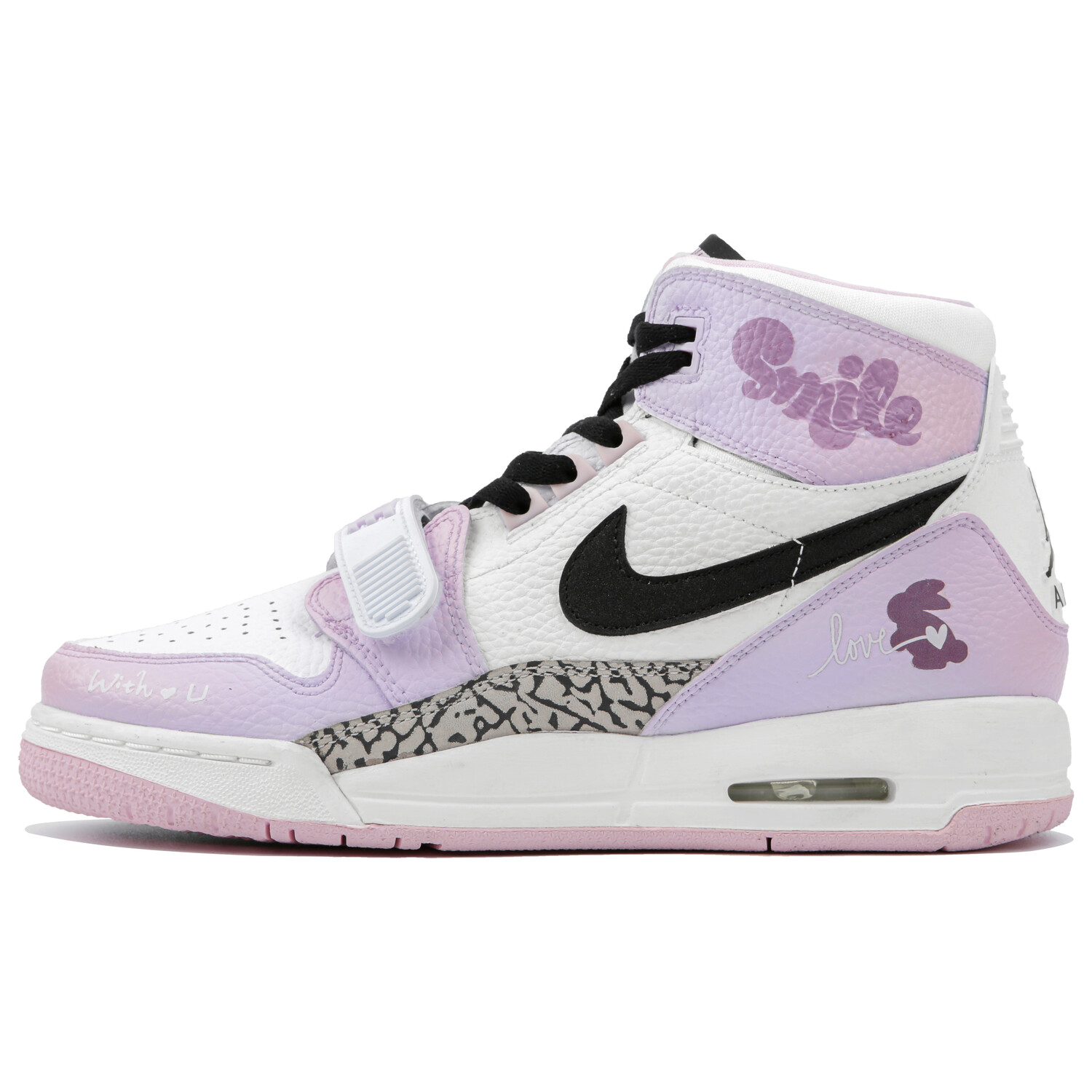 Кроссовки JORDAN Legacy 312 Vintage Basketball Shoes Women's High-Top White — фото 2