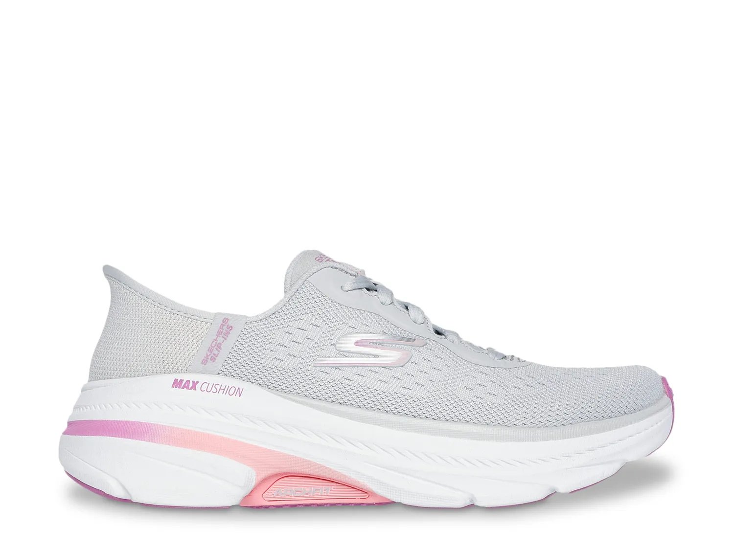 Кроссовки Skechers Slip-ins Max Cushioning Arch Fit 2.0 Antilles Sneaker - Women's, серый/фиолетовый — фото 3