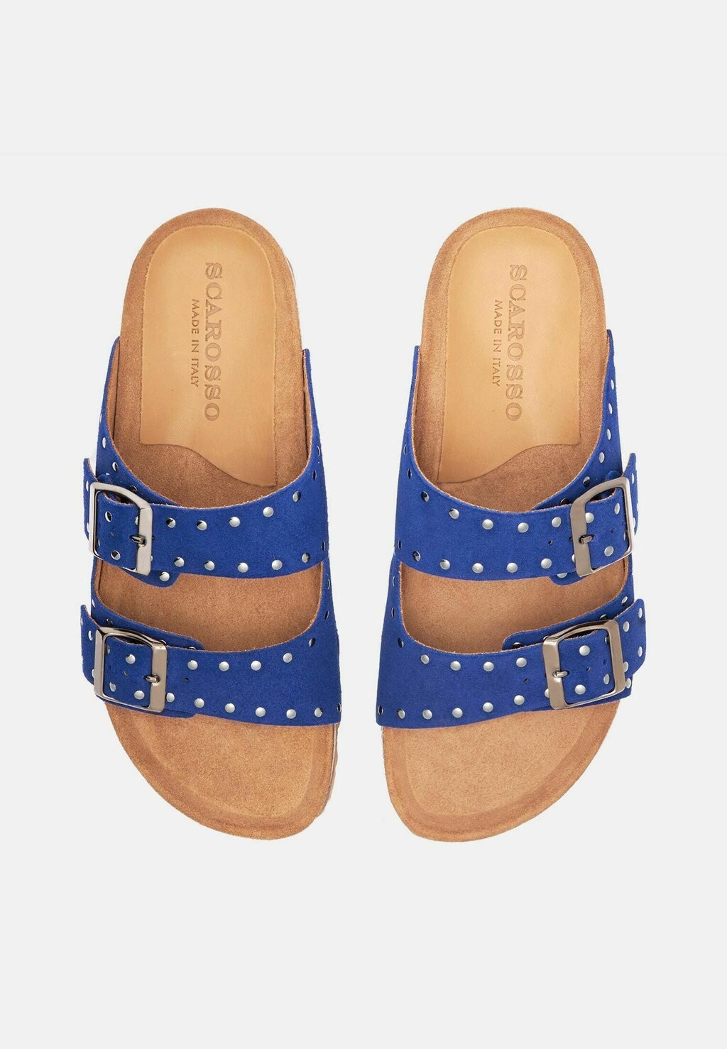 

Сандалии на плоской подошве DELILAH Scarosso, цвет Blue Suede