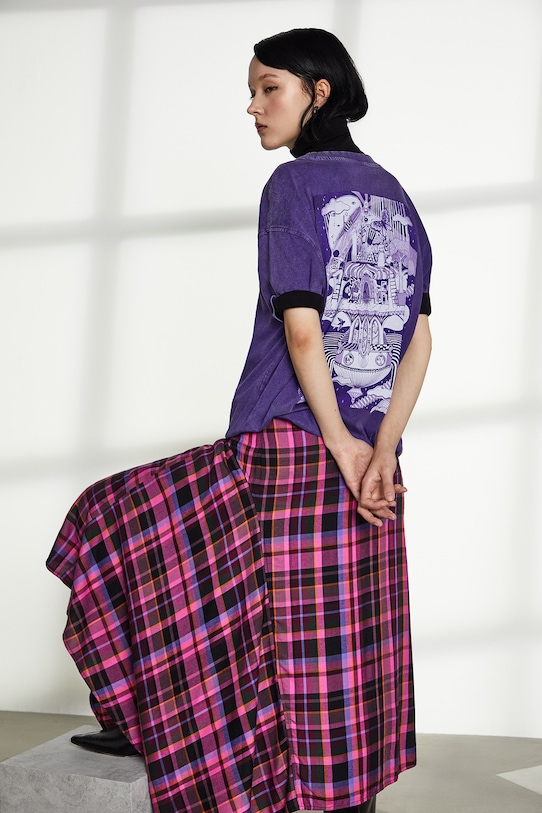 

Хлопковая футболка Medicine, фиолетовый