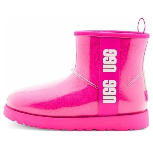 

Зимние ботинки классические прозрачные мини Ugg, розовый