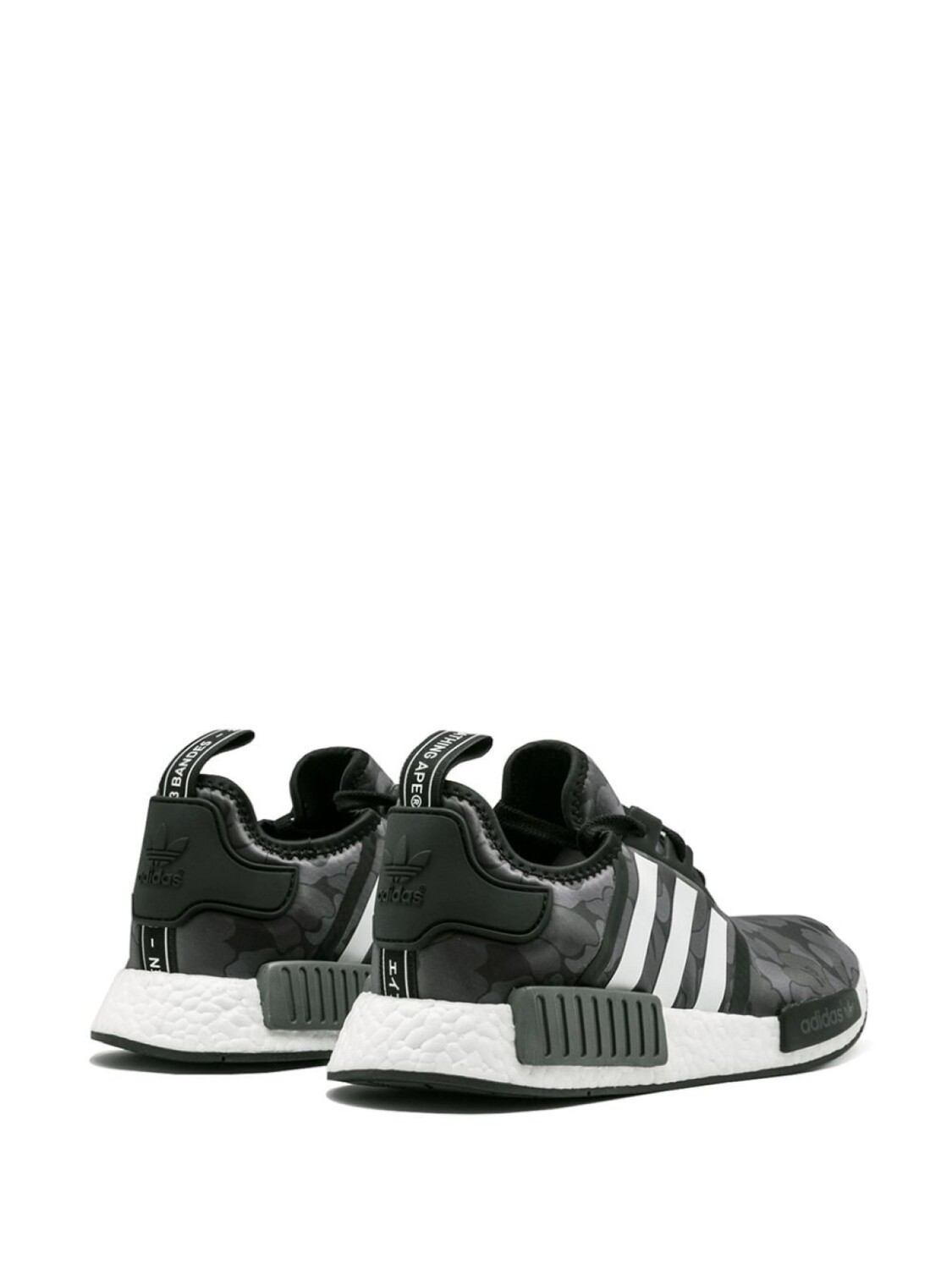 Кроссовкки NMD_R1 Adidas, черный — фото 3